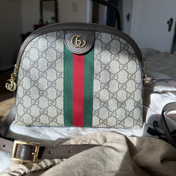 Gucci Beige and Brown Crossbody Bag - Picture 10 of 11